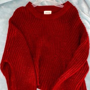 Red sweater